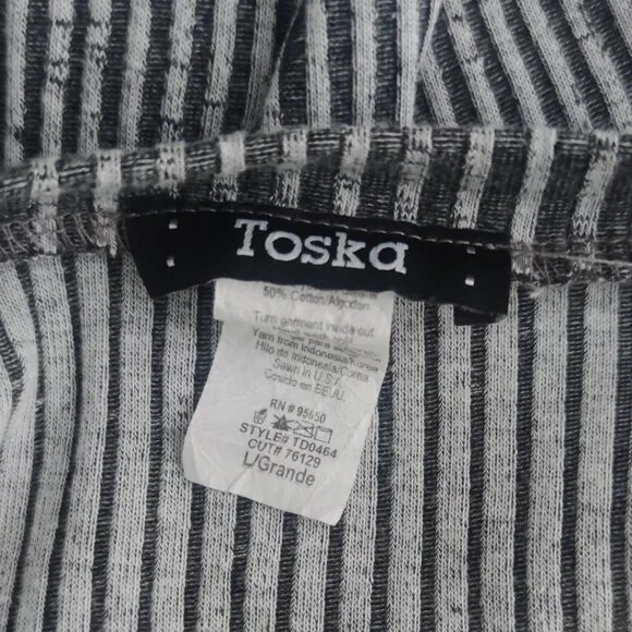 Toska Grey Knit Bodycon Dress - Picture 4 of 5